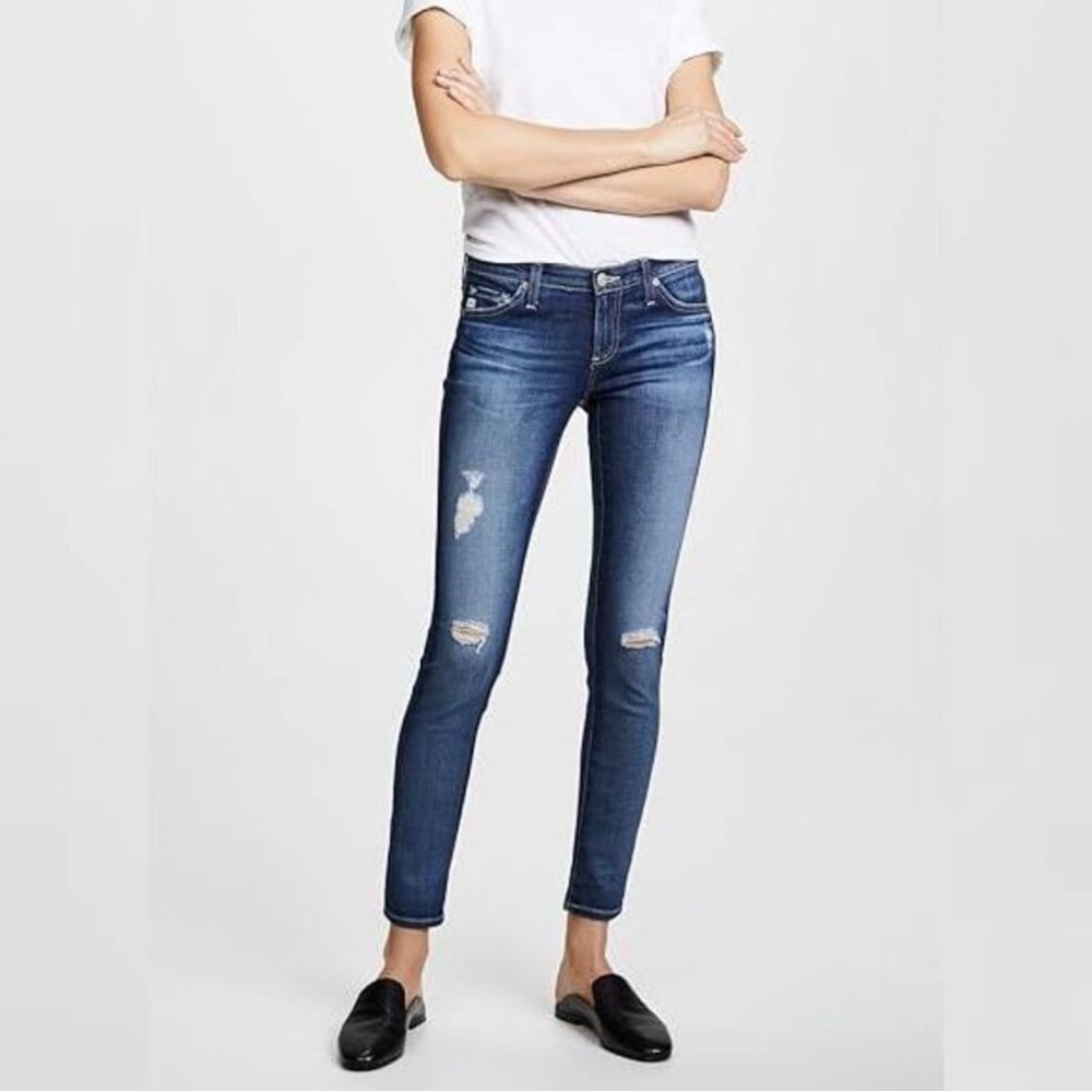 AG Adriano Goldschmied The Legging Ankle 11 Years Swap Meet Skinny Jeans Sz 29R